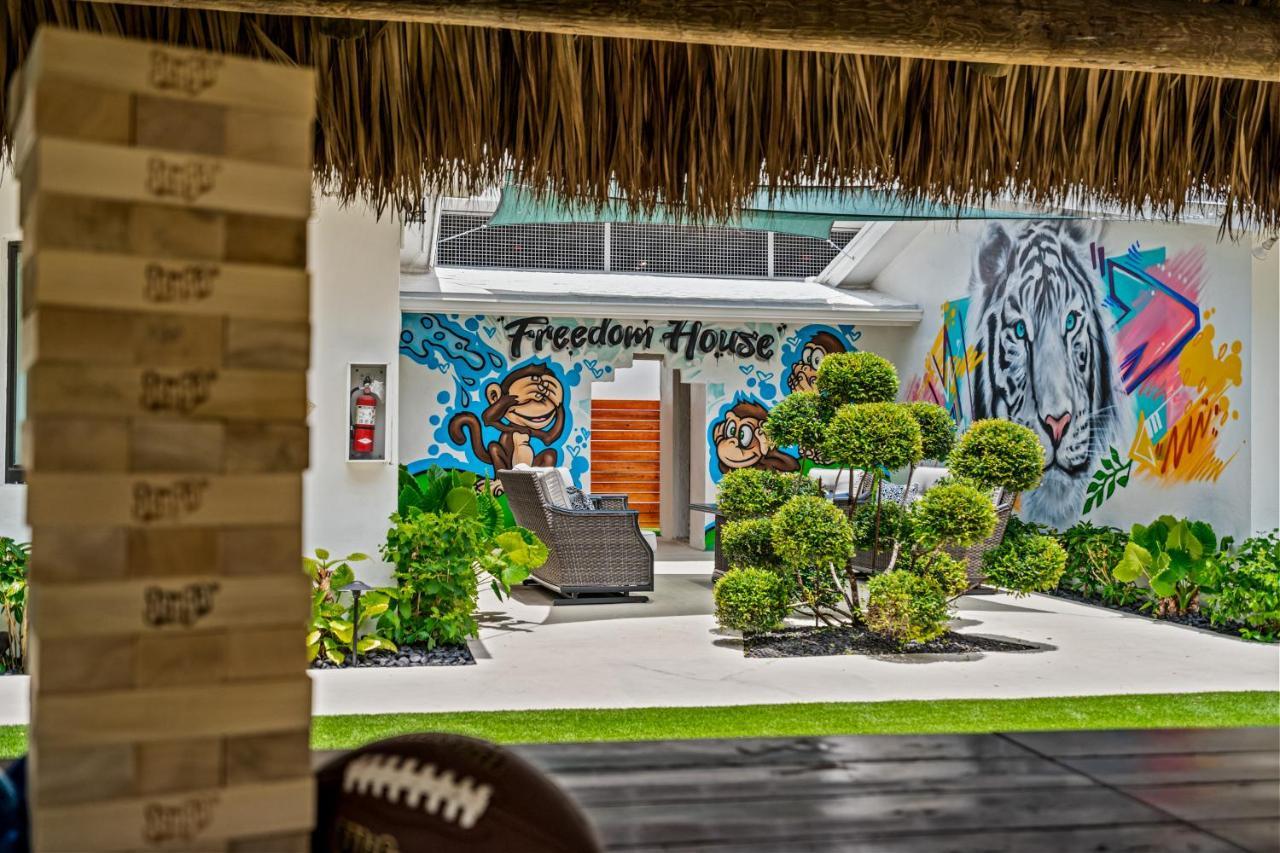 The Freedom House • Urban Oasis • Eclectic Retreat Villa ฟอร์ต ลอเดอร์เดล ภายนอก รูปภาพ